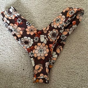 BOTTOMS ONLY floral Bathing Suit